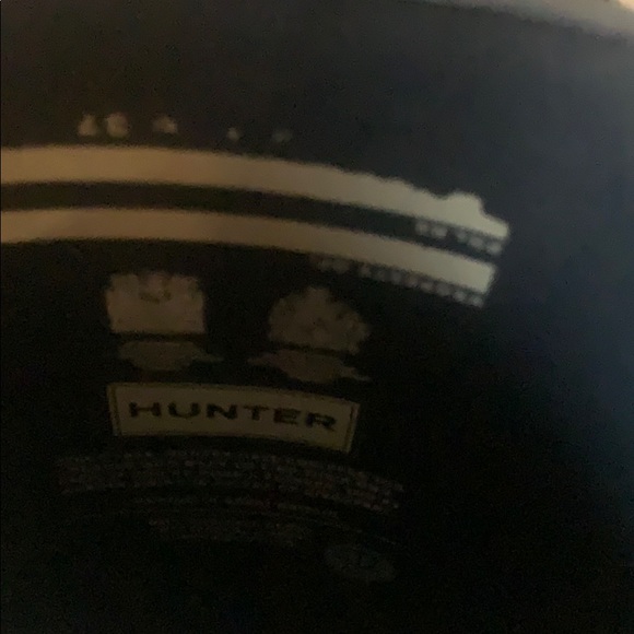 Barley worn hunter rain boots - Picture 3 of 8